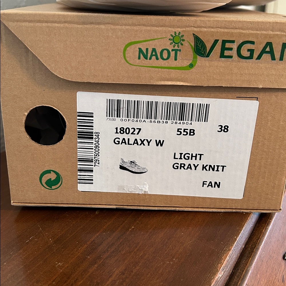 Naot Galaxy Light Gray Knit Sneakers - Picture 4 of 4
